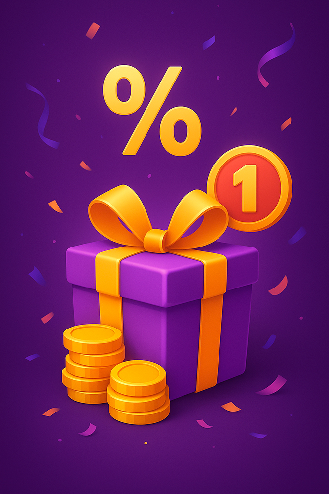 first deposit bonus